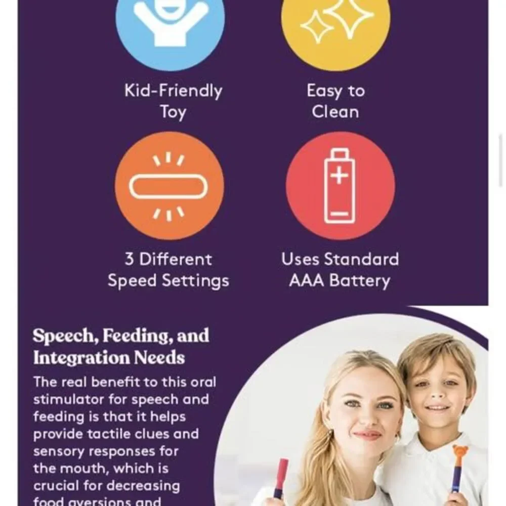 Buzz Buddy Oral Motor Stimulation Kit Sensory Needs